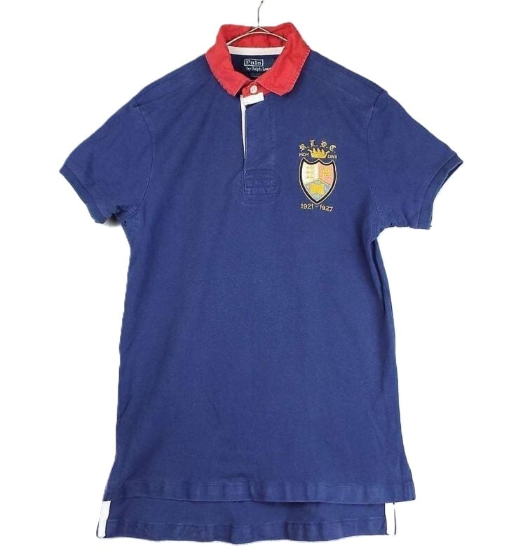 90s Polo by Ralph Lauren 鹿の子ポロシャツ USA製 M 鹿の子ポロシャツ ポロシャツ 刺繍 ブランド 90年代ヴィンテージ 90
