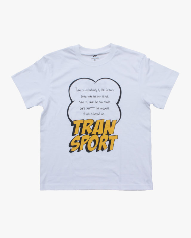 TRANSPORT GODDES OF LUCK T-SHIRT WHITE