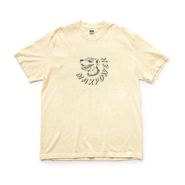 RATS(ラッツ) / MAX POWER TEE(L.YELLOW)(23'RT-0603)(Tシャツ)