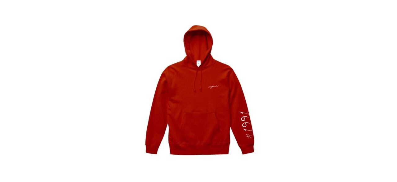 1991 logo hoodie (RED)