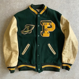 1970s Cortland's Wool Baseball Jacket Size42