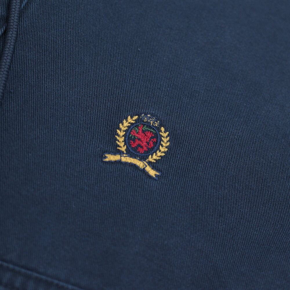 90s TOMMY HILFIGER トミーヒルフィガー コットンツイル レースアップ