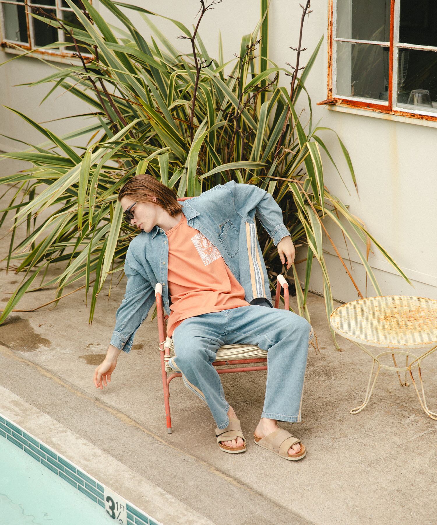 Re;room様 確認用 SUNS】SIDE LINE VINTAGE BIG DENIM SHIRTS［RSS017］ | #Re:room