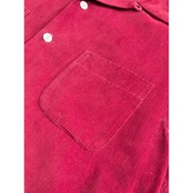 50s McGREGOR CORDUROY OPEN COLLAR SHIRT MADE IN USA Size 16
