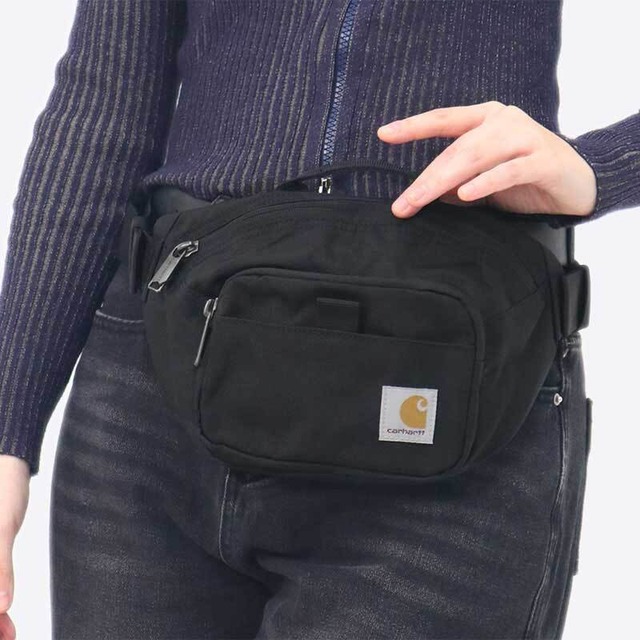 カーハート Carhartt ボディバッグ メンズ ベルトバッグ ウエストポーチ ポリエステル 軽量 ロゴ 鞄  CLASSIC WAIST PACK B0000554