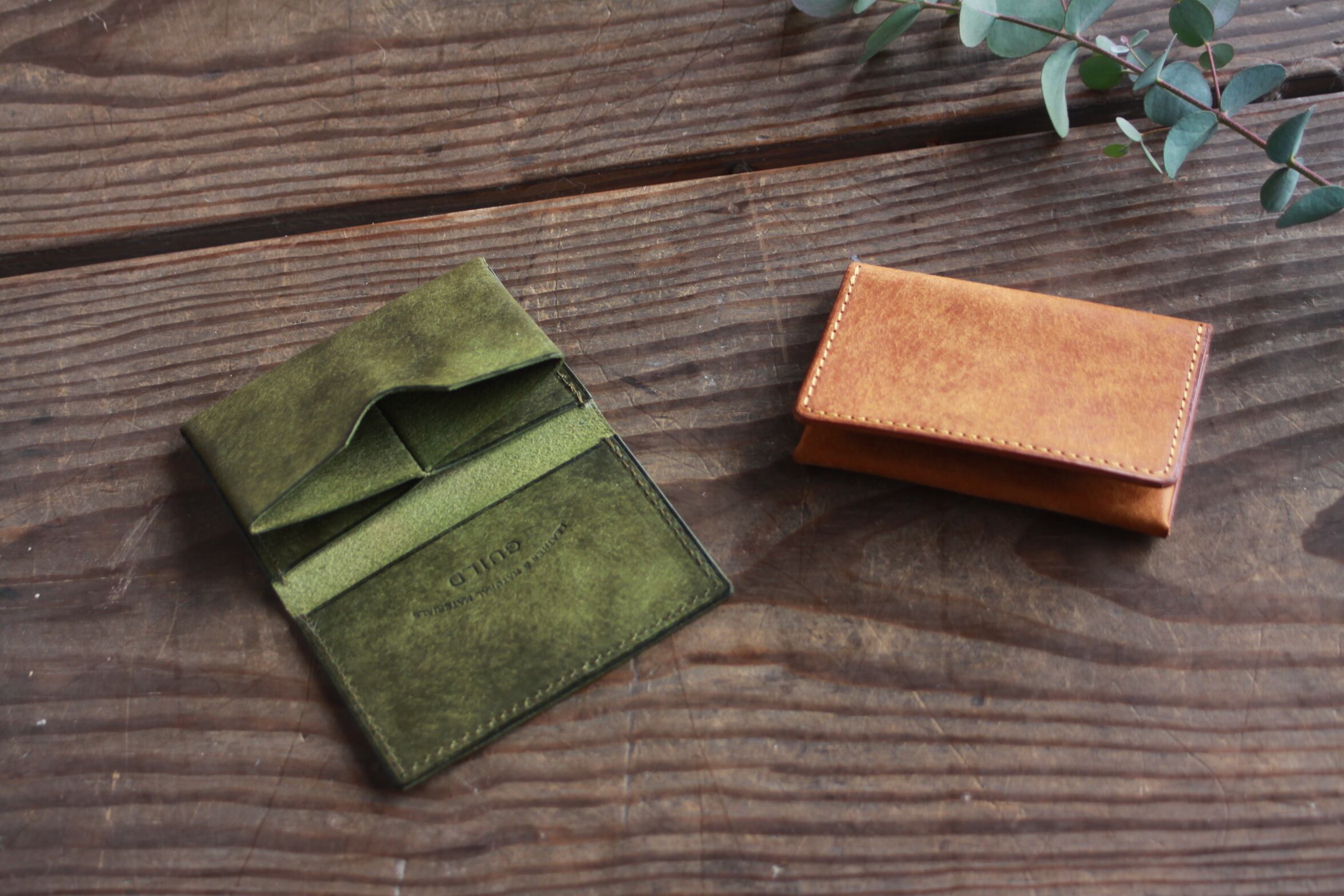 sottile] business card holder名刺（カード）入れ | GUILD LEATHER WORKS