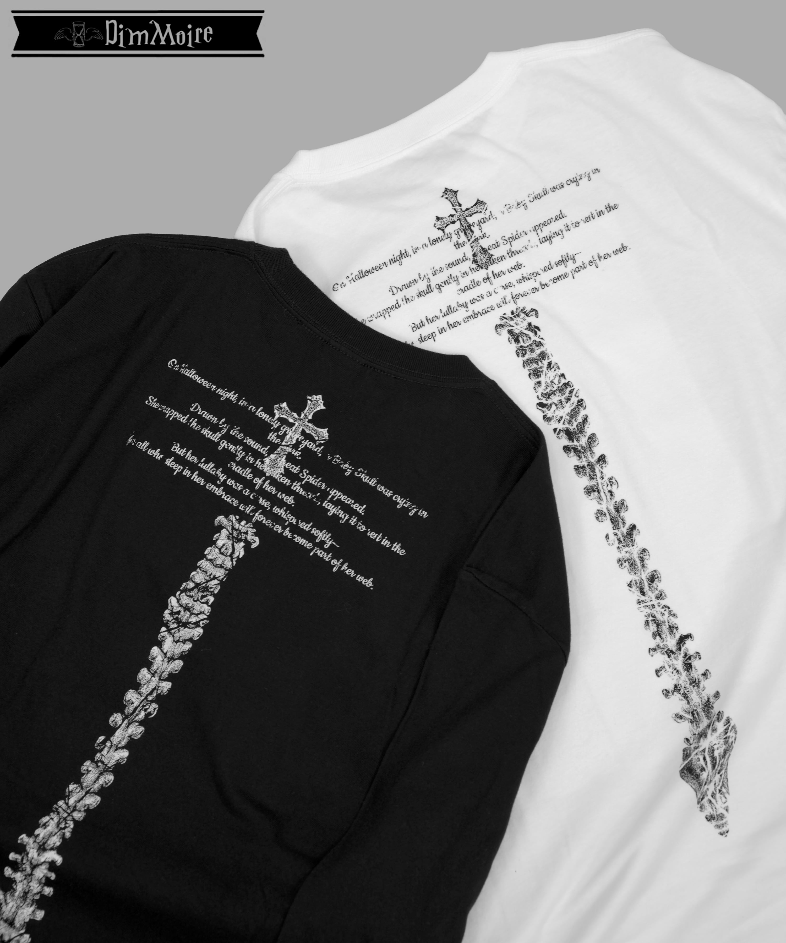 Webbed Lullaby ロンT【Black】 Webbed Lullaby ロンT【Black】 | DimMoire