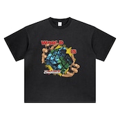 VINTAGE ストリート ルービックキューブ Tシャツ T1795