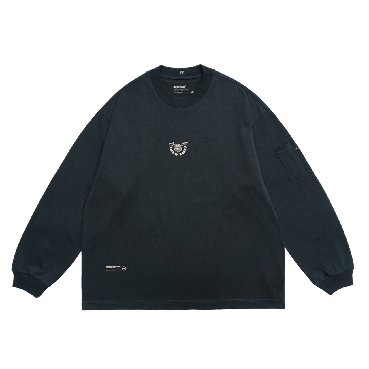 "LIFE IN KOKYU" バックロゴ・ヘビープリントスウェット A2056 - 8