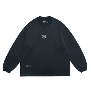 "LIFE IN KOKYU" バックロゴ・ヘビープリントスウェット A2056