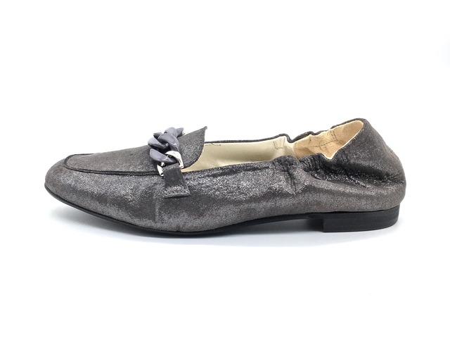 Bit loafers / Gray metallic（310GYM)
