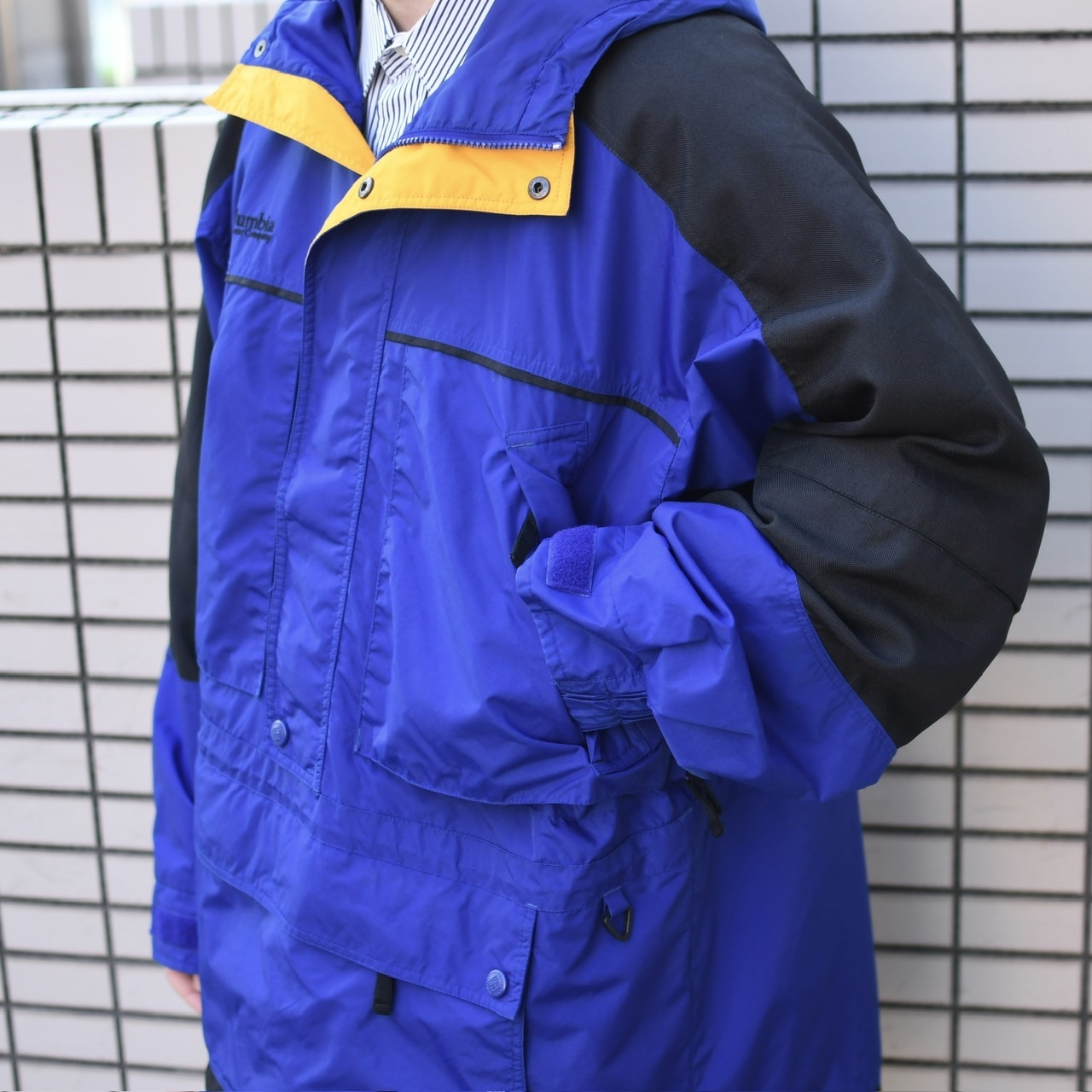 Columbia triple zip anorak parka