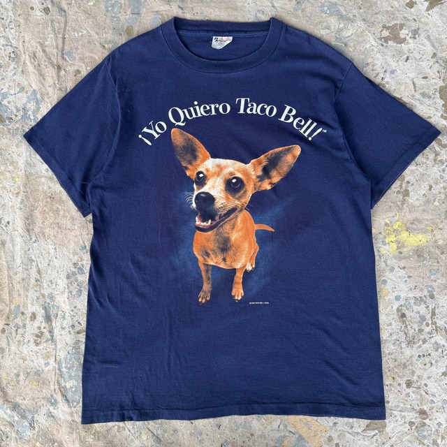 90s Taco Bell Tシャツ USA製 チワワ ギジェット ネイビー L | 古着屋 