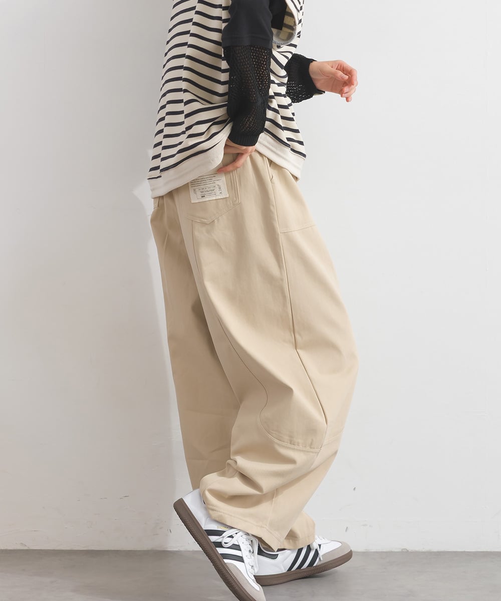 K261005 ツイルコクーンパンツ / Twill Cocoon Pants | meme / iriey