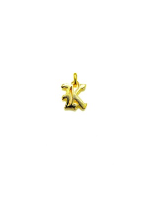 Alphabet Necklace K (GOLD)