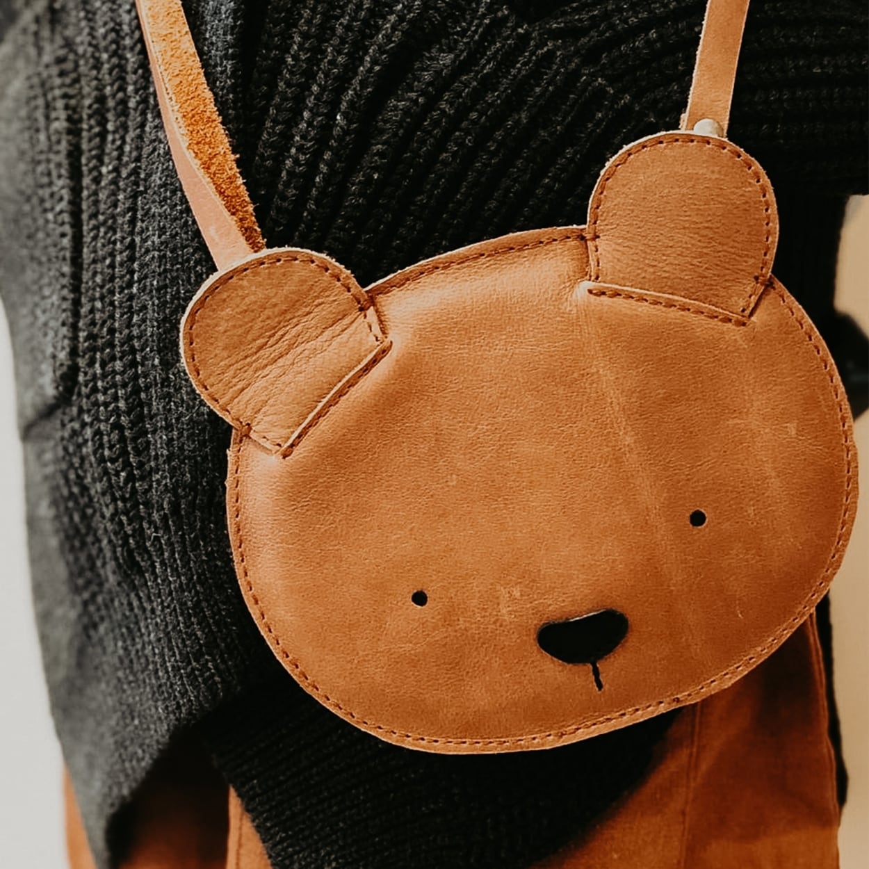 donsje ポシェット こぶた Donsje Britta Classic Purse | Bear | RESONASON