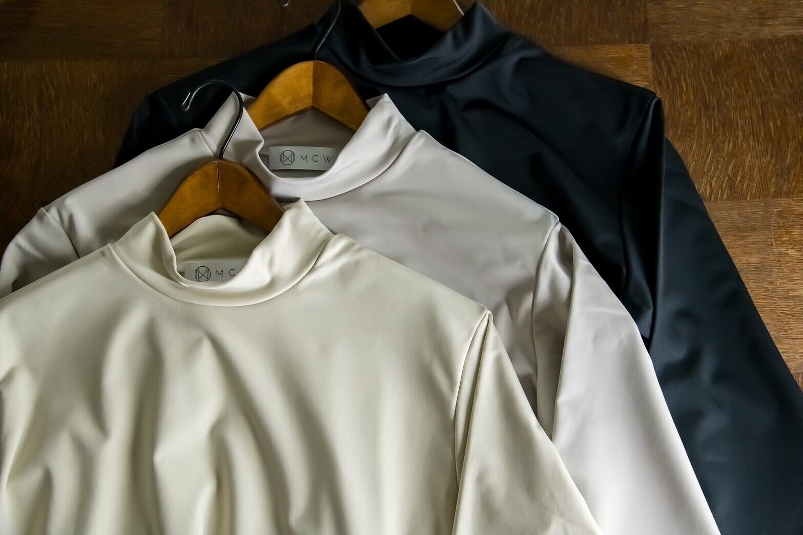 SHINYA KOZUKA × JOHN SMEDLEY モックネックニット 442653e0ea79c28b66b45de14793ac