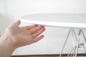 ラウンドテーブル100cm スチール脚