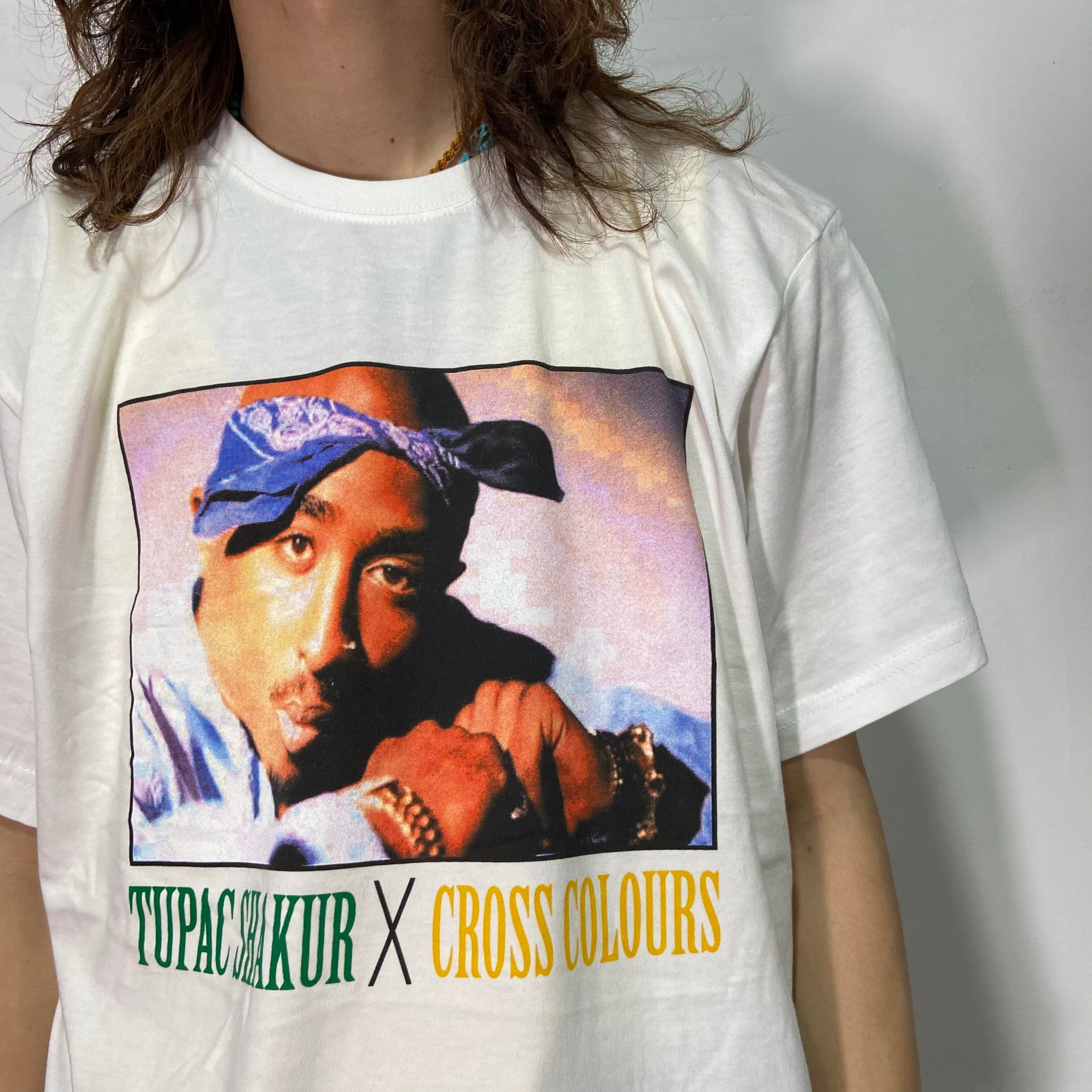 【激レア】CROSS COLOURS クロスカラーズ パーカー 2Pac 90s