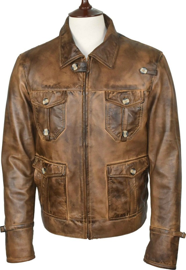牛革キルティングアームジャケット Cow Leather Quilted Arm Jacket 