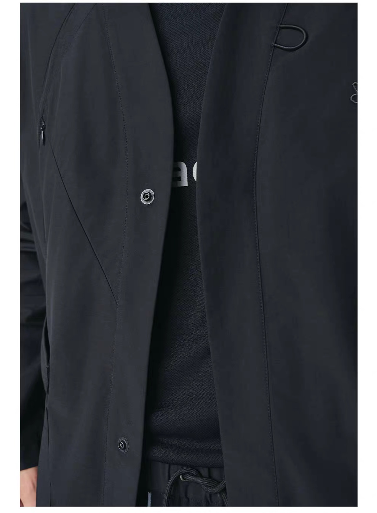 ENSHADOWER ノーカラーローブジャケット