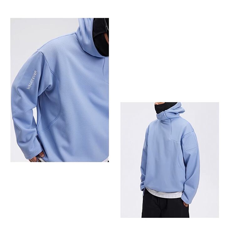 ★VELVET HOODED SWEATSHIRT　　　A0877