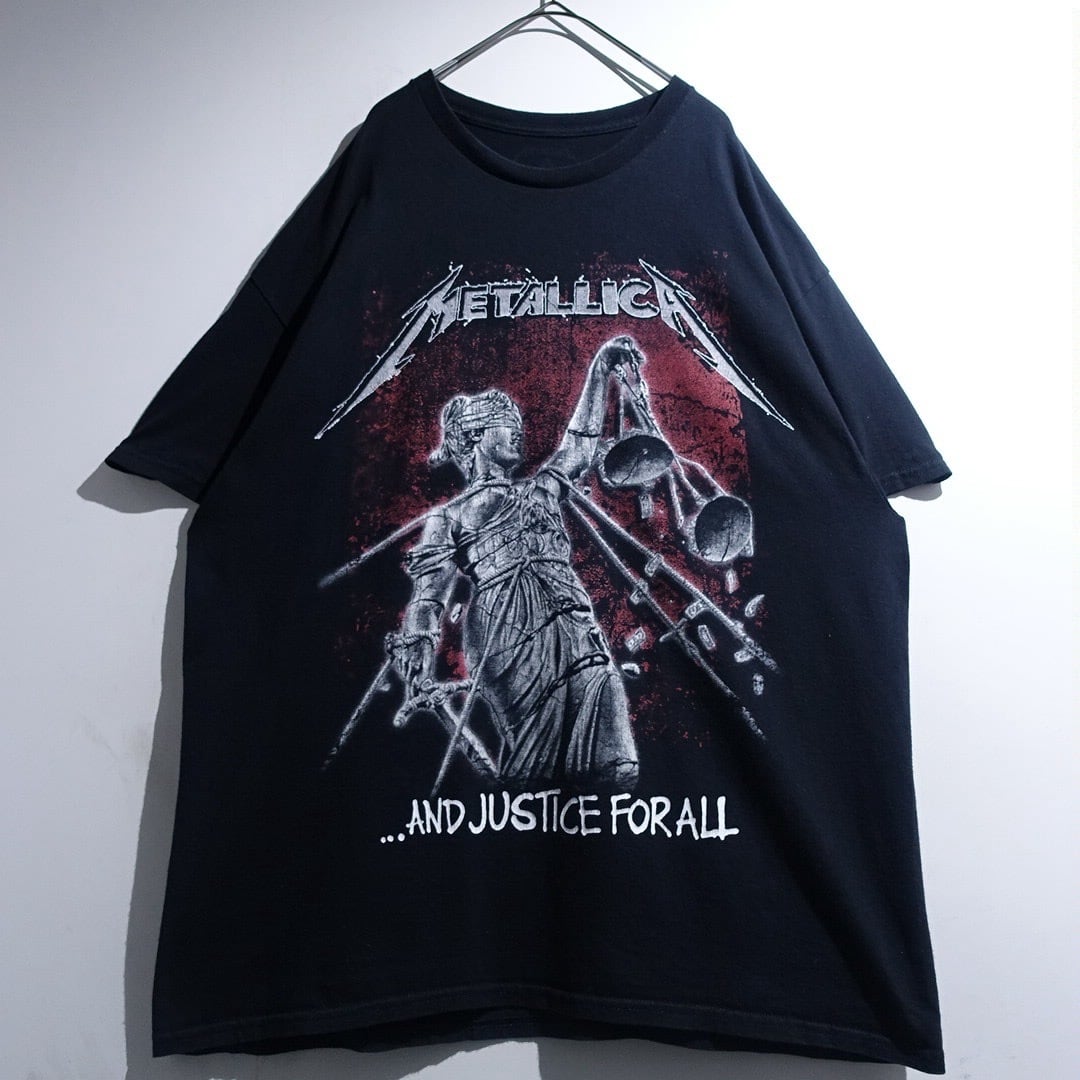 "Metallica" Black Print Design Band T-Shirt