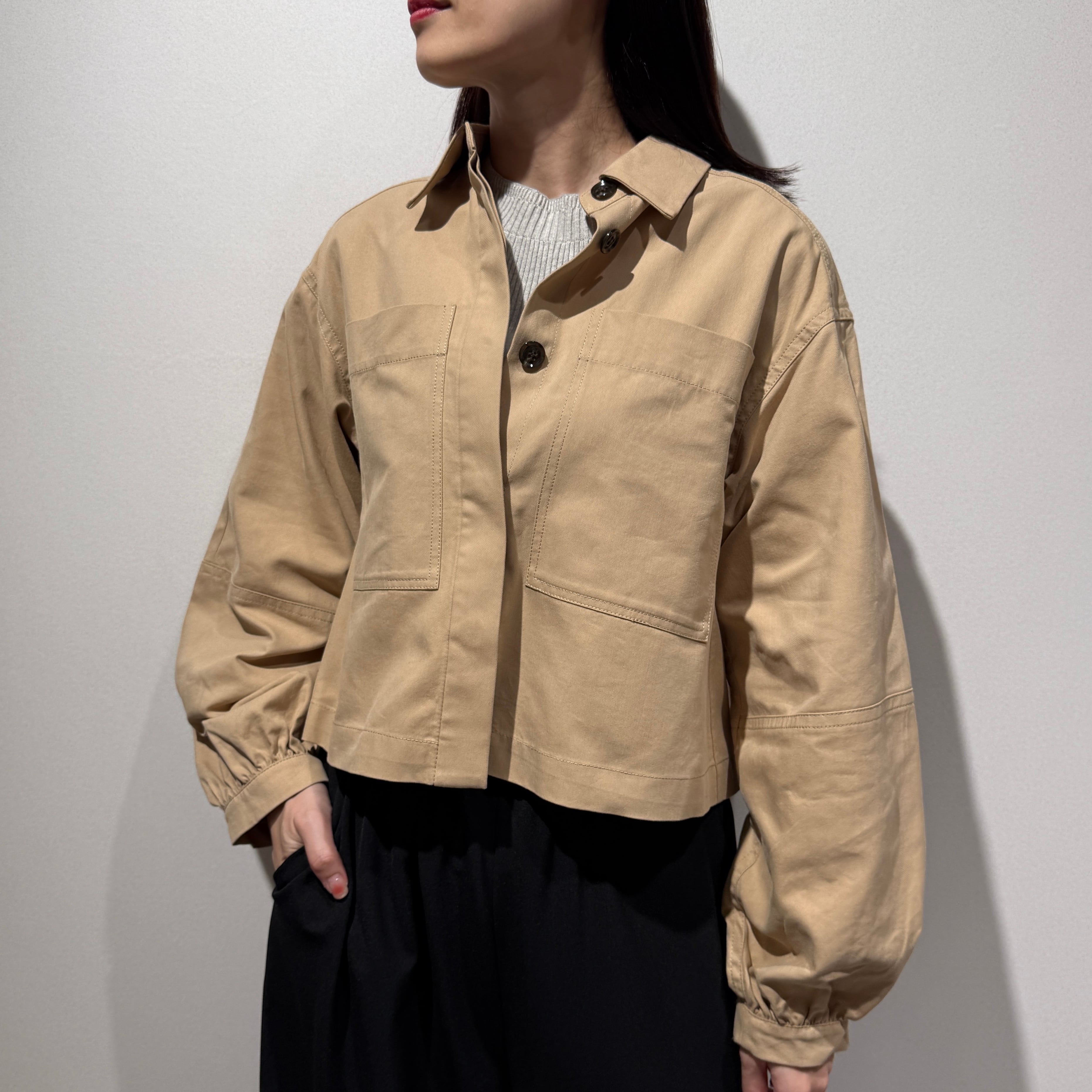 Wポケットワークシャツ