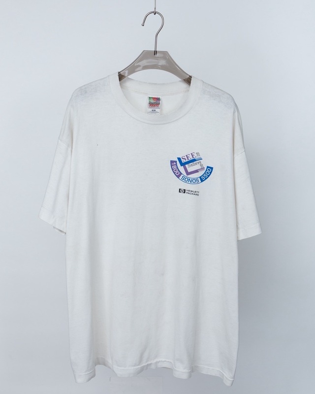 good damage both side print T-shirt (single stich)