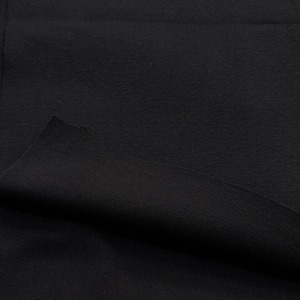 ★TC149◆2m◆SALE◆綿100%フライスニット生地◆ブラック