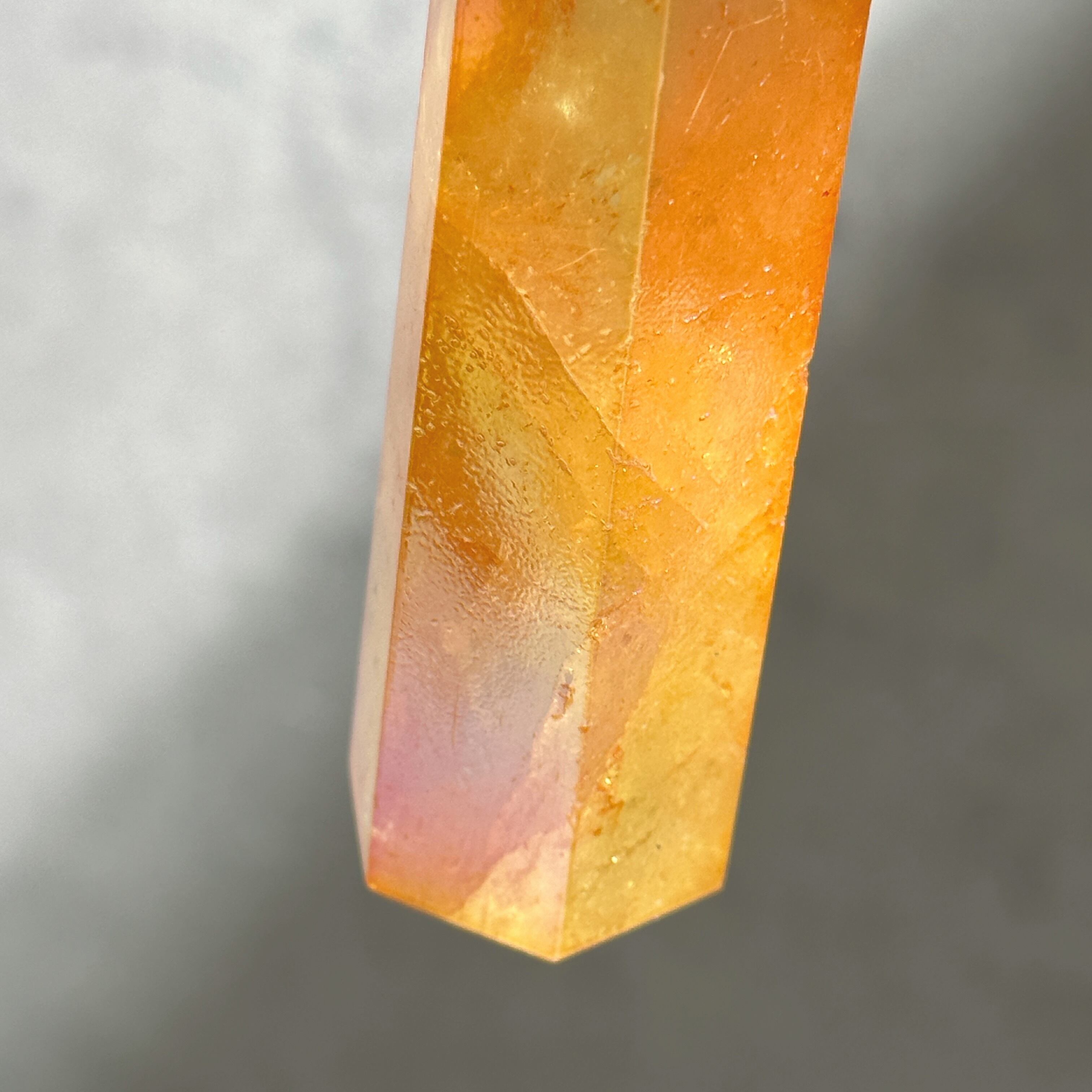 オレンジオーラクォーツ タワー12◇ Orange Aura Quartz ◇天然石