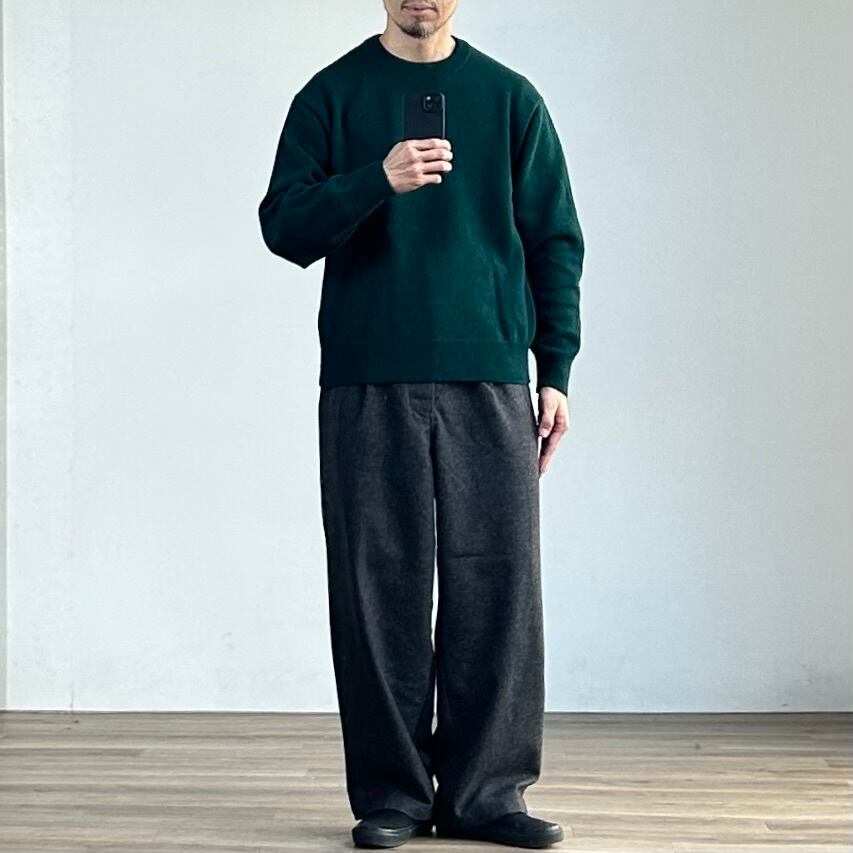 have a good day】CREW WOOL SWEATERハブアグッドデイ クルー ウール