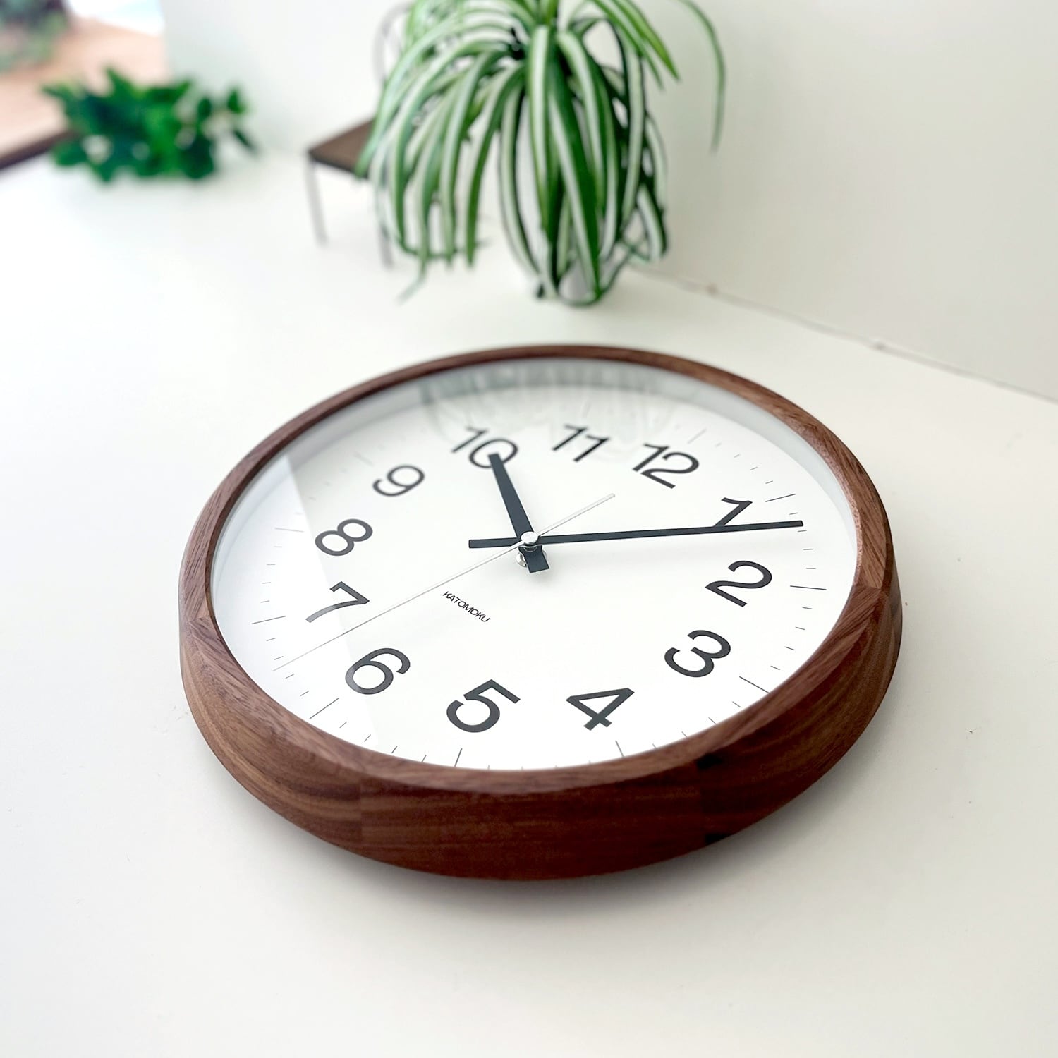 KATOMOKU muku clock 16 ウォールナット km-113WA 掛け時計 | 加藤木工