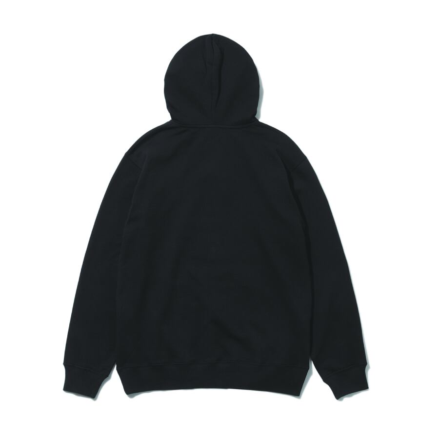 Yohji Yamamoto×New Era BOX LOGO PRINT SWEAT PULLOVER HOODIE BLACK