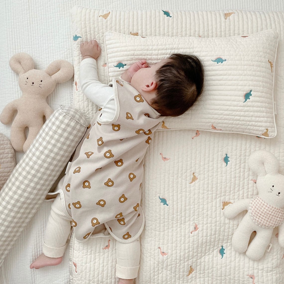 刺繍キルティングお昼寝布団 | イブル&Baby Fabric LilyBlanc（リリー