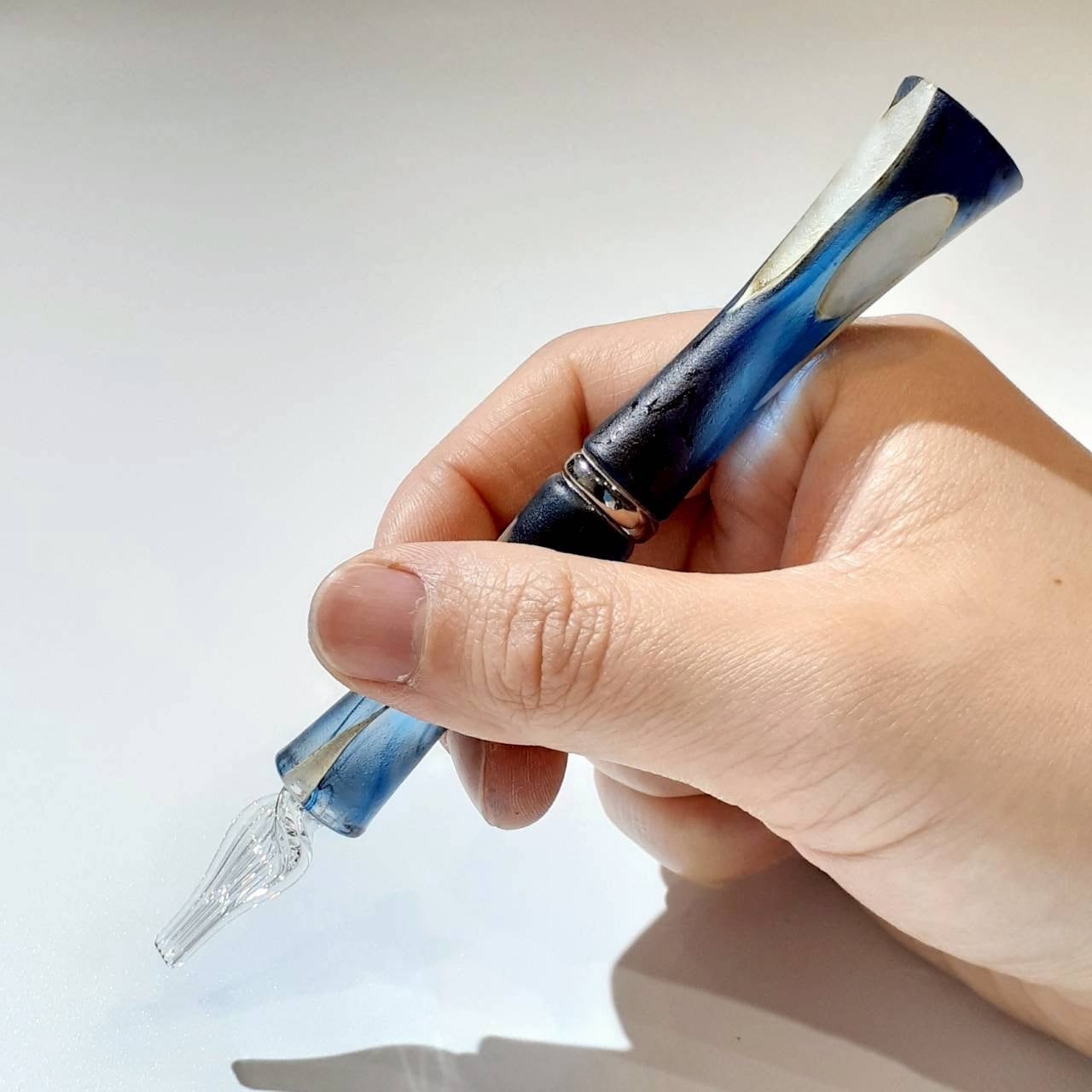 glass studio toos ガラスペン TAKETORI リボンニブ TAKETORI slim 薄月 紺碧 RibbonNib | Glass Studio TooS