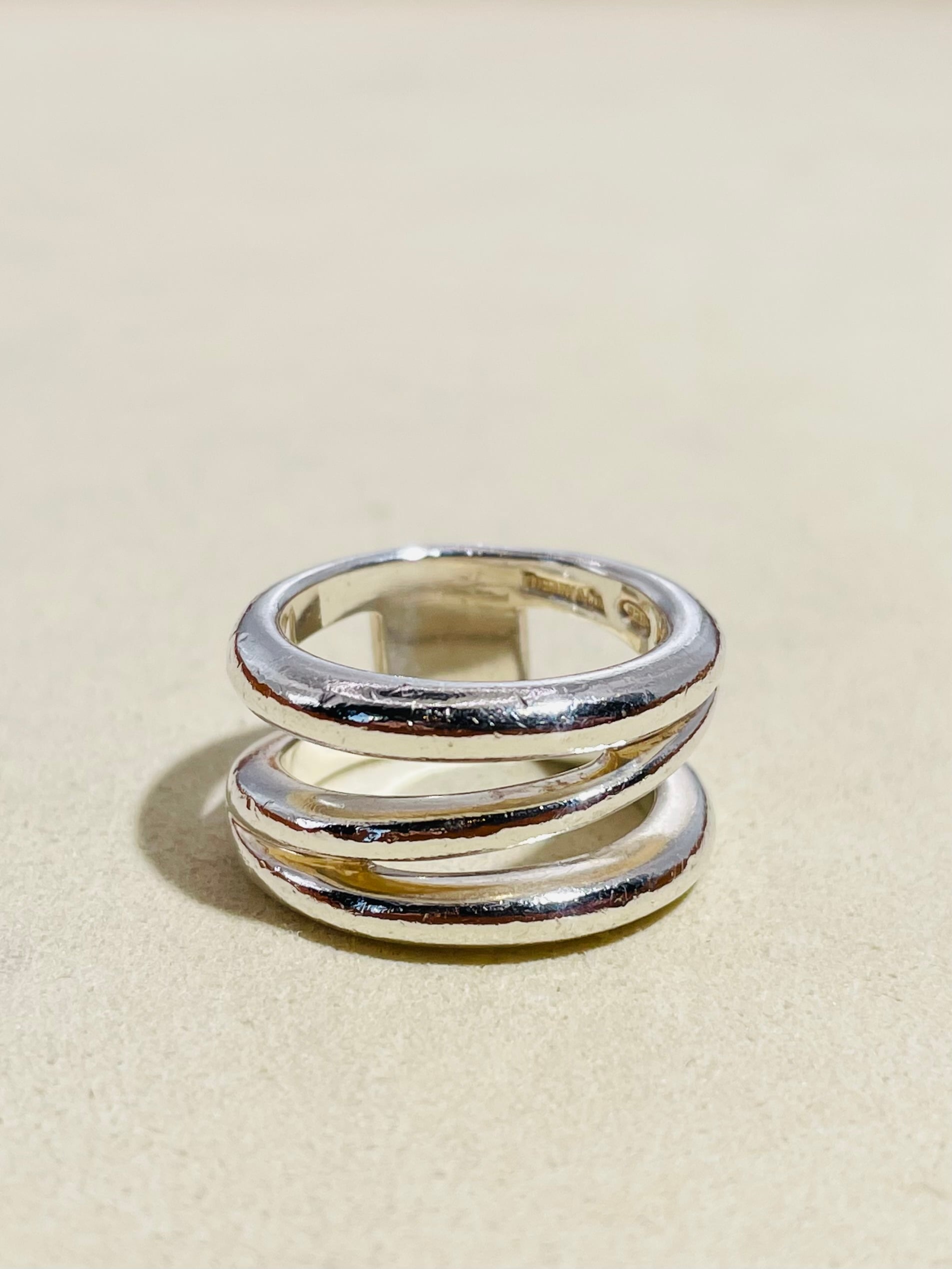 Diagonal Ring #11 -Tiffany&Co-