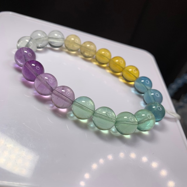 f07・2本限定✩キャンディフローライトブレスレット