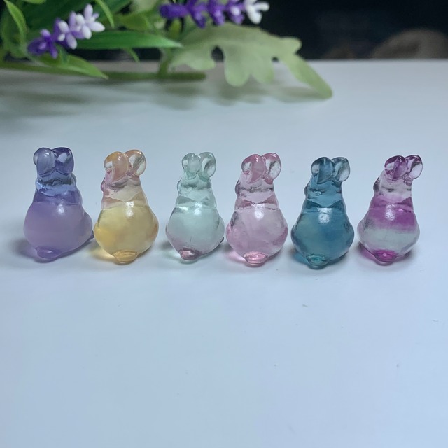 12.フローライトうさぎさん大家族セット