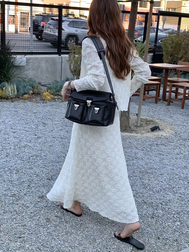 (予約) verveine / Flora textured cardigan 1color