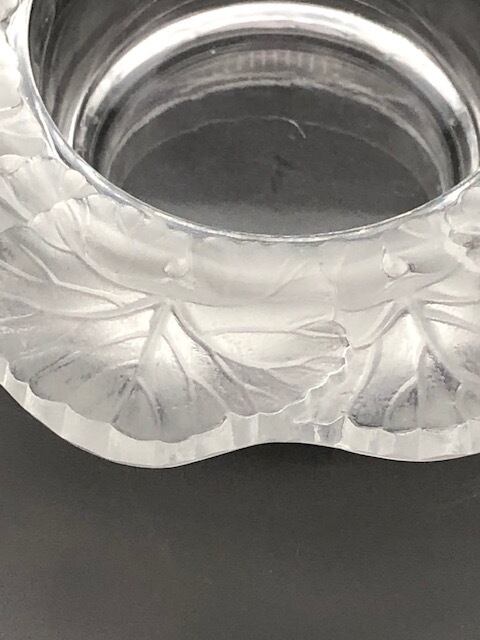 ラリック 綺麗な植物の文様 honfleur leaf のお皿 | kamakuraART