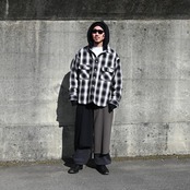 Leh / Hoodie Layered Shirts コーディネート