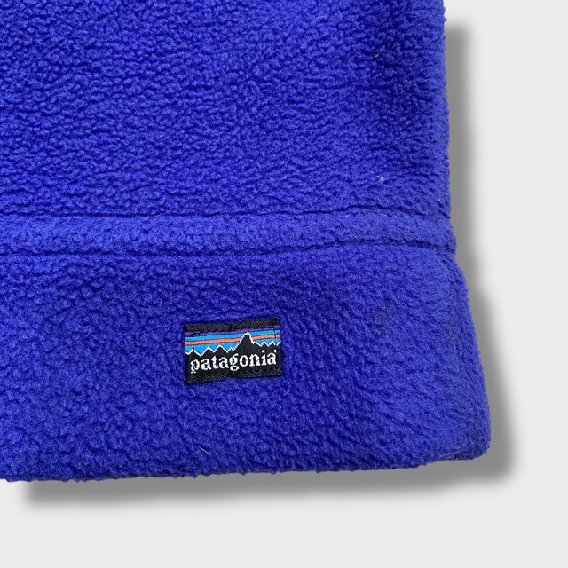 90年代 USA製 patagonia パタゴニア フリースビーニー ブルー