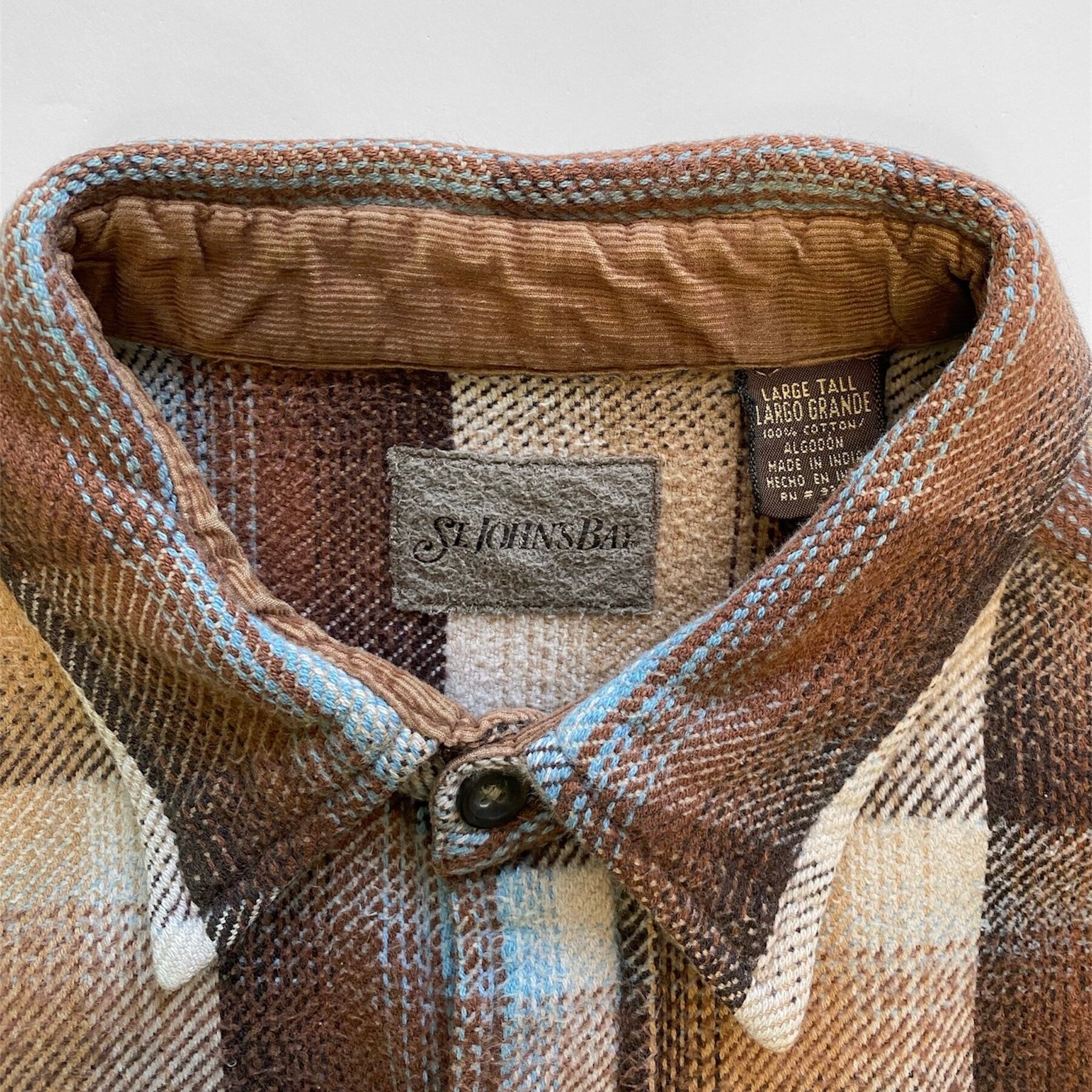 【デッドストック】90s〜00s セントジョンズベイ ヘビーフランネルシャツ L デッドストック】90s〜00s セントジョンズベイ ヘビーフランネルシャツ