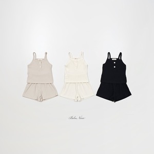 予約：Ribbed tank set〔bebenine〕
