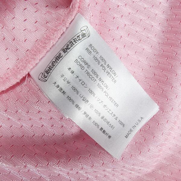 Size【XXL】 CHROME HEARTS クロム・ハーツ MESH WARM UP JERSEY PINK