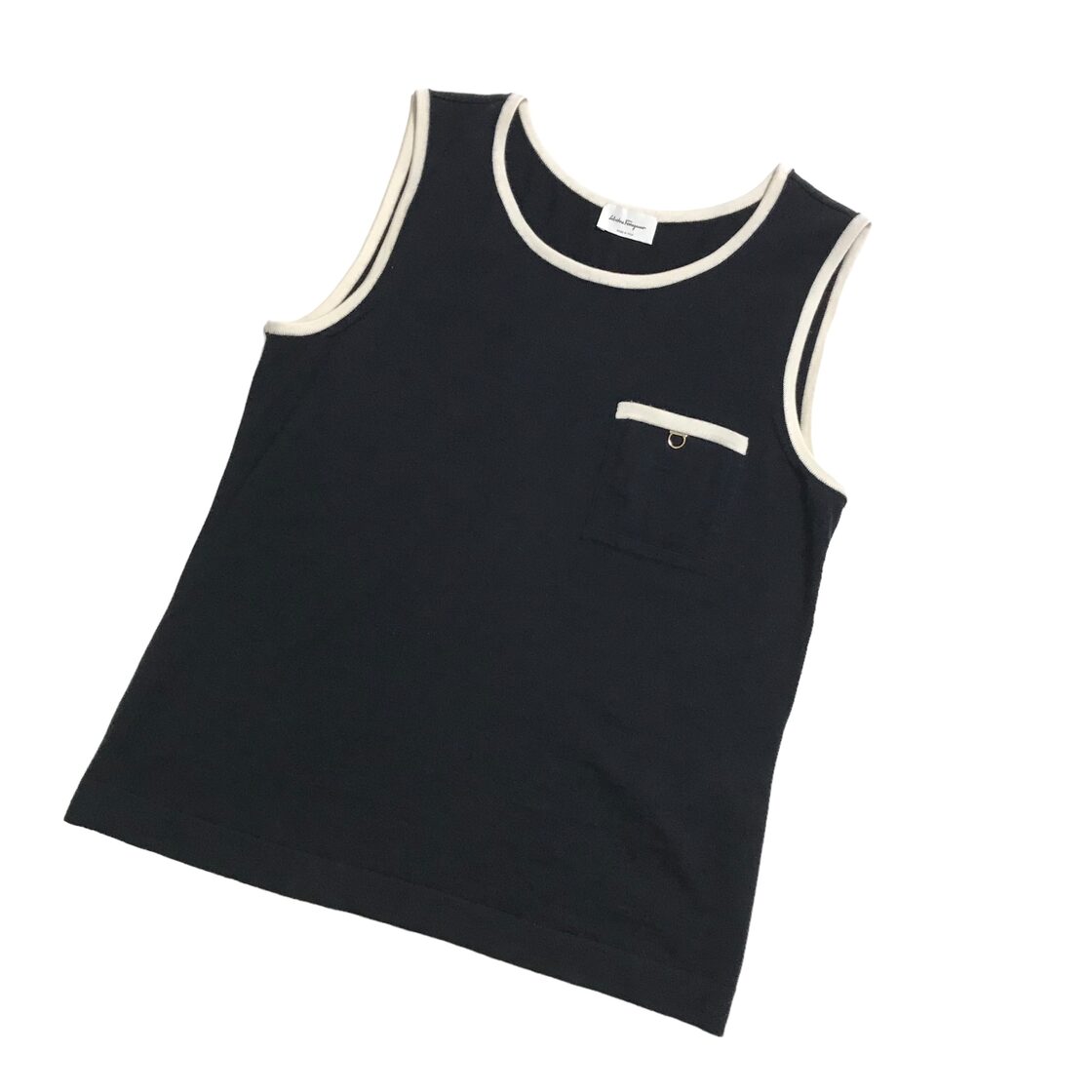 ⚫︎Fe2 ferragamo tops フェラガモ タンクトップ ノースリーブ 