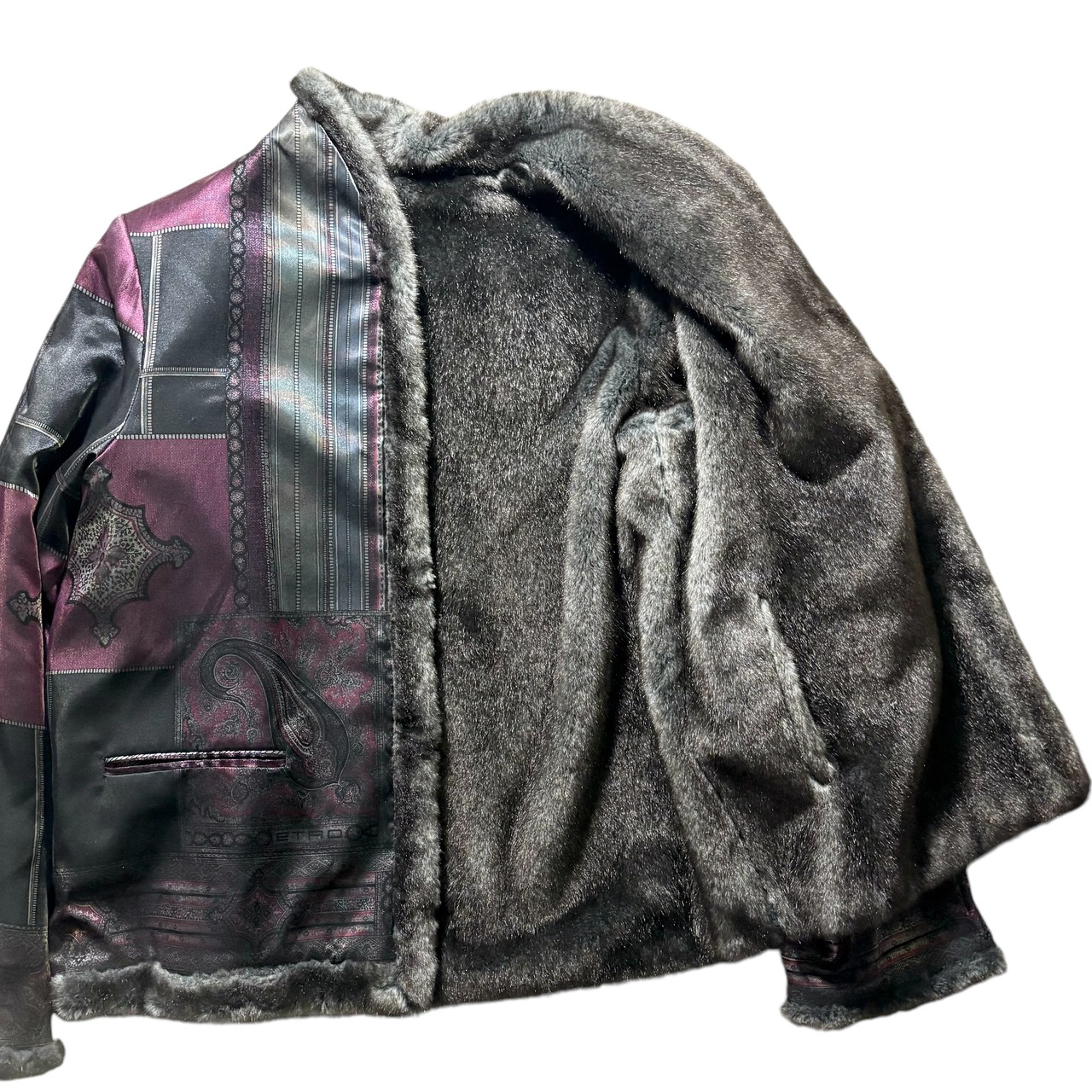 ETRO reversible eco-fur blouson