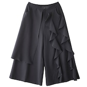 アシンメトリー フリル ワイドパンツ 00323