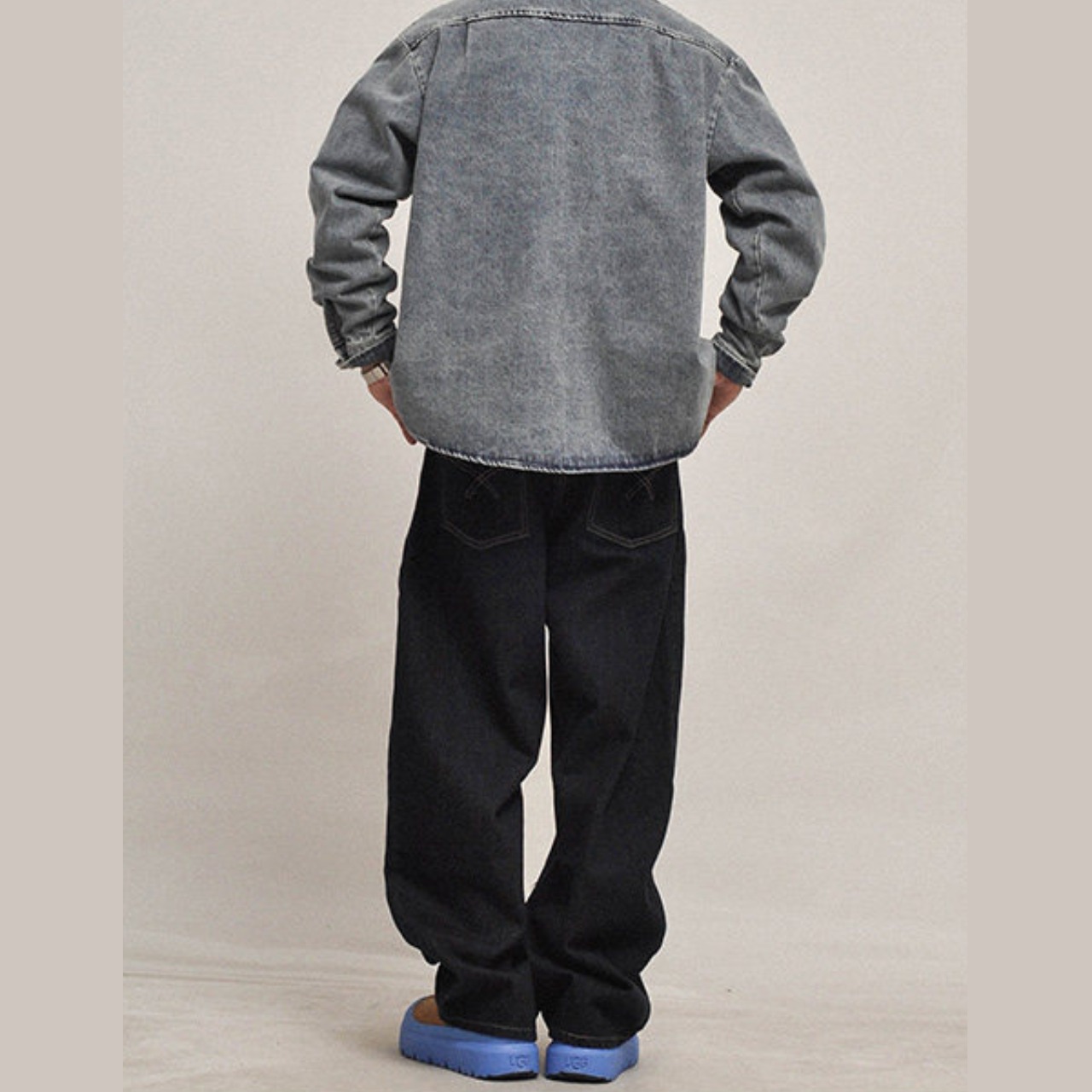 VIBE・オリジン ワイドデニムパンツ N3566 - 6